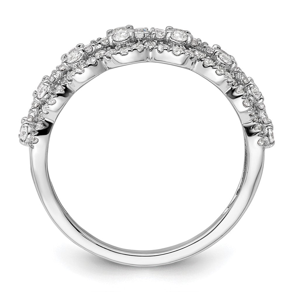 Buy Stylish 14K White Gold Lab-Created Diamond Band - 0.85mm, VS/SI+ G Color