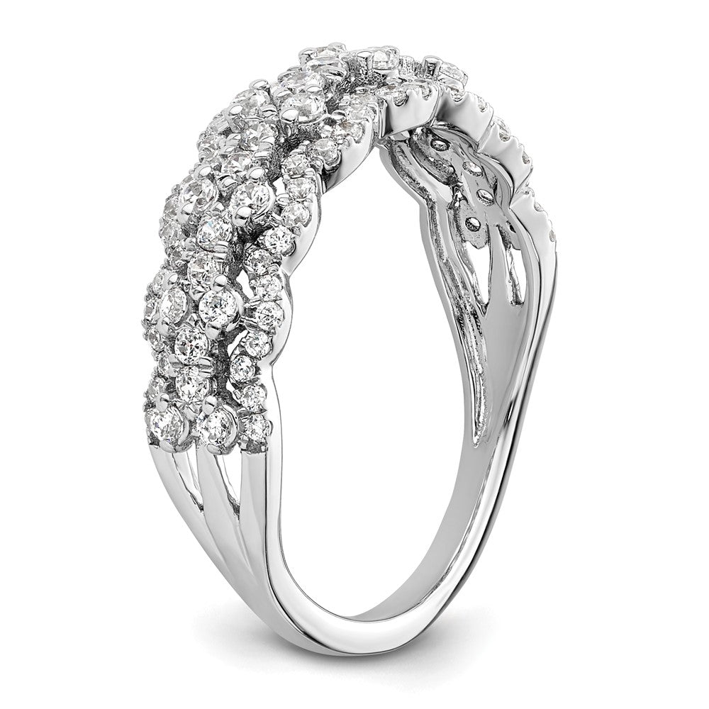 Buy Stylish 14K White Gold Lab-Created Diamond Band - 0.85mm, VS/SI+ G Color