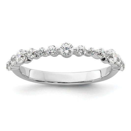 Buy Exclusive 14K White Gold Fashion Band with 1/4 Carat Lab-Grown Diamond - Stylish Value!
