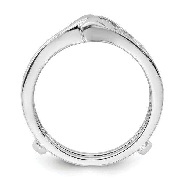 14K White Gold Diamond Enhancer Ring