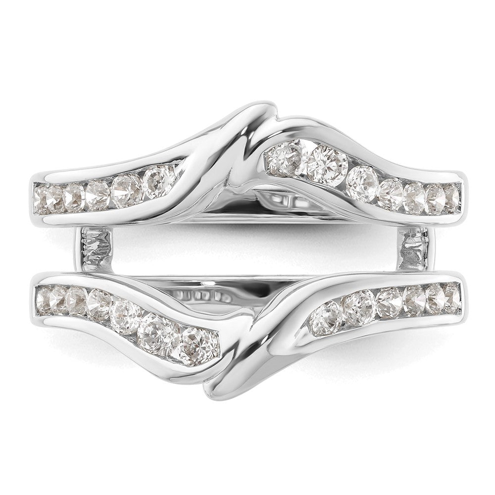 Exclusive 14K White Gold Diamond Enhancer Ring - Stylish Luxury Design!