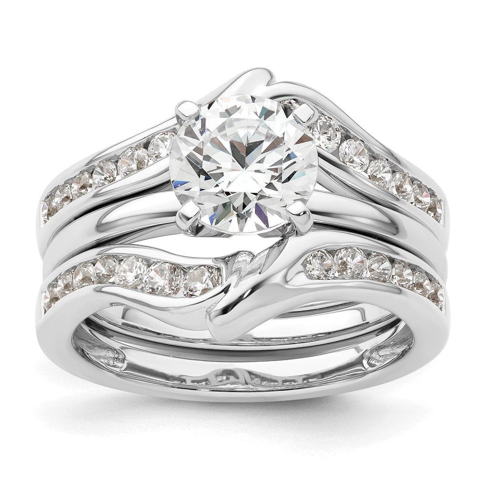 Exclusive 14K White Gold Diamond Enhancer Ring - Stylish Luxury Design!