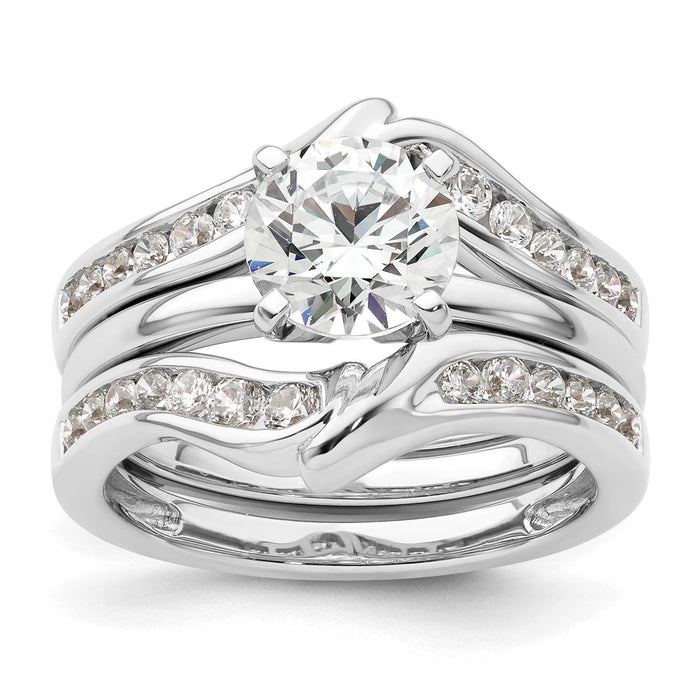 Exclusive 14K White Gold Diamond Enhancer Ring - Stylish Luxury Design!-7