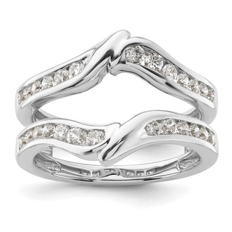Exclusive 14K White Gold Diamond Enhancer Ring - Stylish Luxury Design!