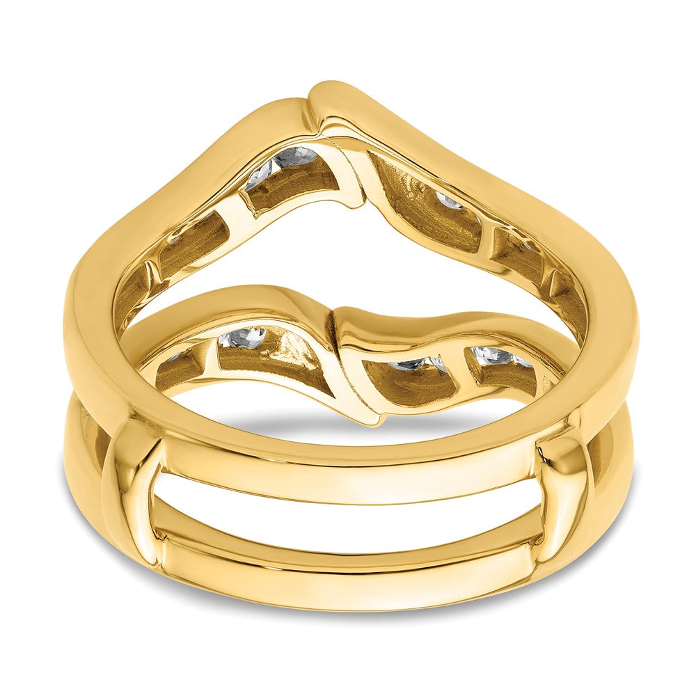Buy Stylish 14K Gold Diamond Accent Guard Ring | Affordable Luxury Design