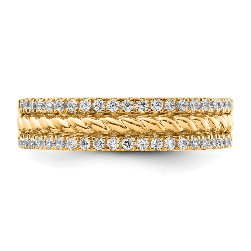 Shop Stylish 14K Gold Polished Diamond Fashion Ring - Luxury & Quality!