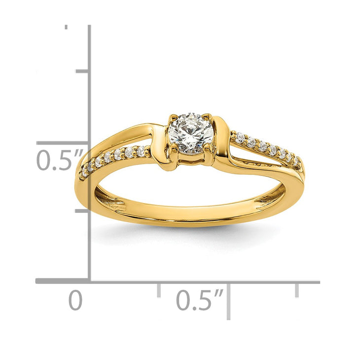 Buy 14K Gold Diamond Engagement Ring Set - Stylish, High-Quality Design!-7