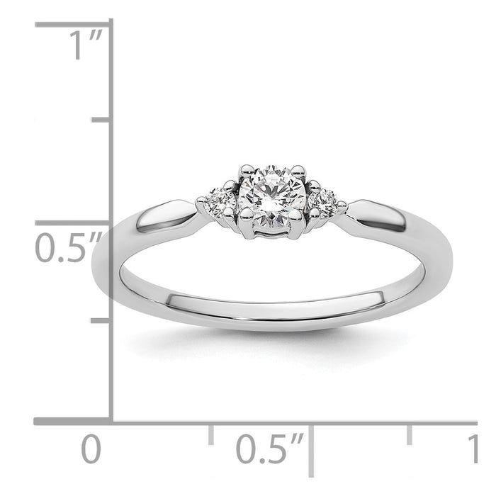 Buy Stylish 14K White Gold Diamond Engagement Ring Set | Timeless Value-7