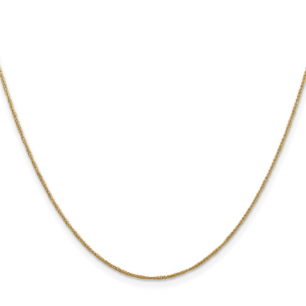 High-Quality 14K Gold .70mm Ropa Chain Necklace - Stylish & Affordable Luxury