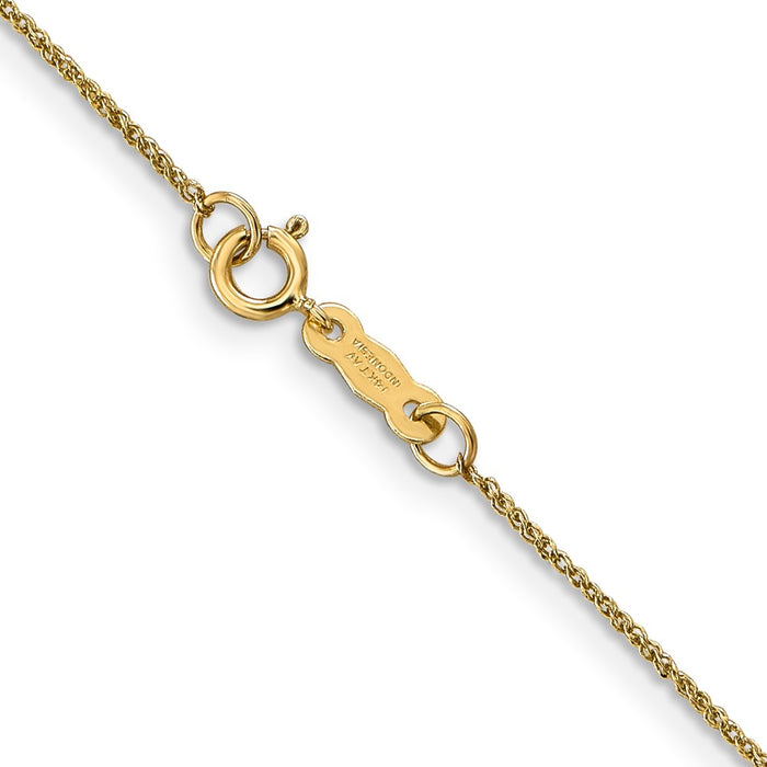 High-Quality 14K Gold .70mm Ropa Chain Necklace - Stylish & Affordable Luxury-3