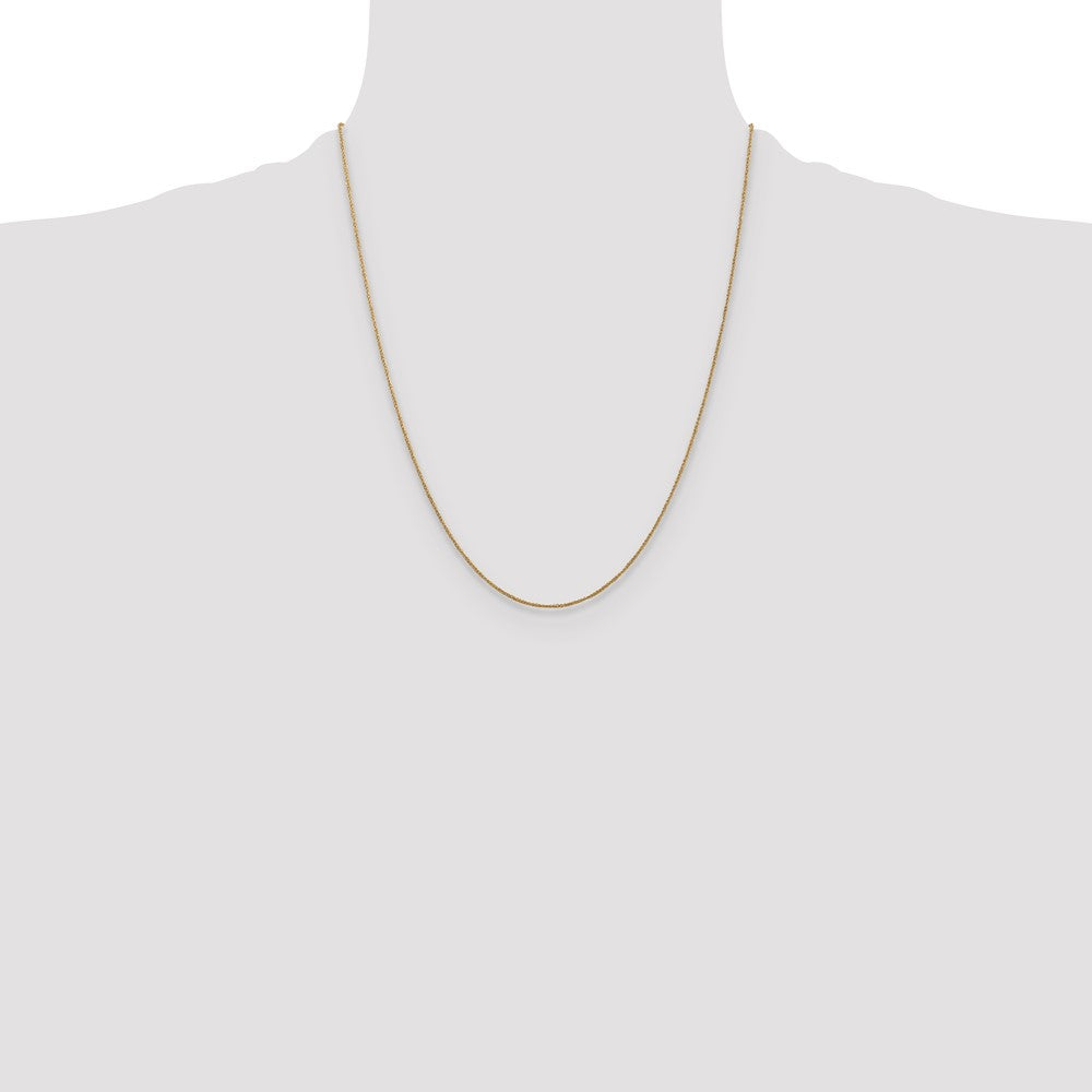Designer 14K Gold .70mm Ropa Chain - Stylish and Affordable Luxury Jewelry