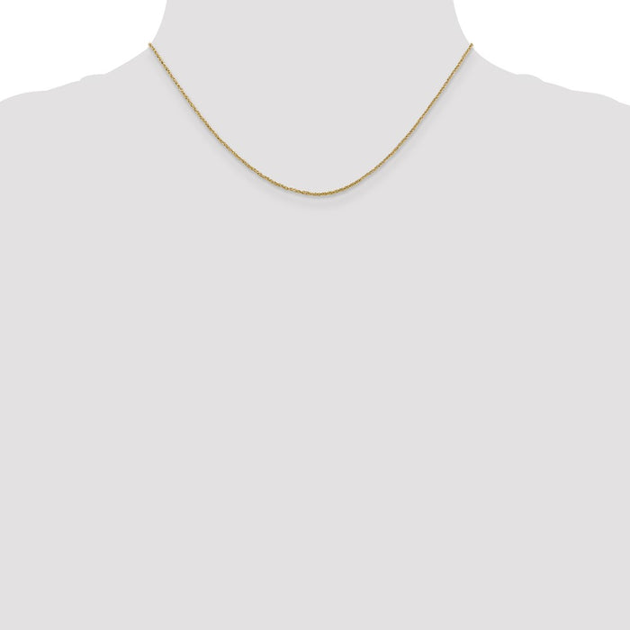 High-Quality 14K Gold 16-Inch Ropa Chain, 1.1mm - Stylish & Affordable!-4