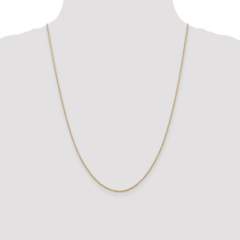 Buy Stylish 14K Gold 24-Inch Ropa Chain - 1.1mm, Luxury Spring Ring Clasp