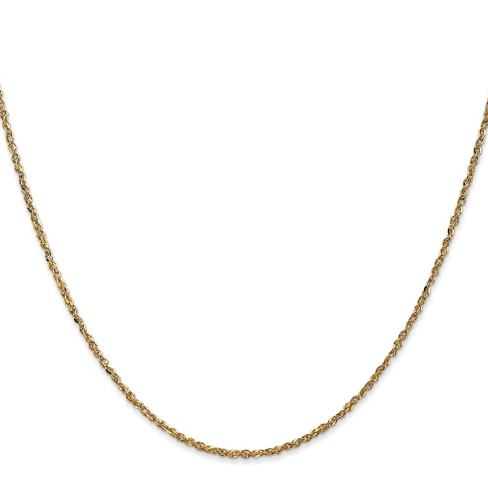 Buy Stylish 14K Gold Ropa Chain 18-Inch, 1.7mm, with Lobster Clasp - Luxury!