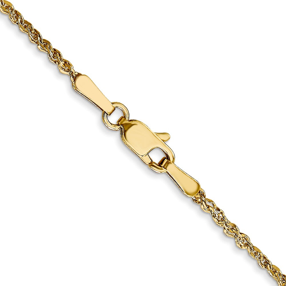 Buy Stylish 14K Gold Ropa Chain 18-Inch, 1.7mm, with Lobster Clasp - Luxury!