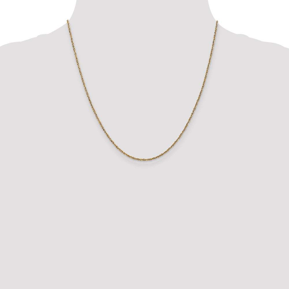 Shop Stylish 14K Gold 20-Inch 1.7mm Ropa Chain with Lobster Clasp - Affordable Luxury