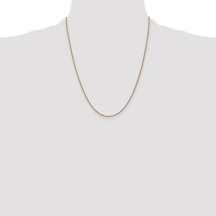 Shop 14K Gold 1.7mm Ropa Chain Necklace | Luxury Style at Affordable Prices-4