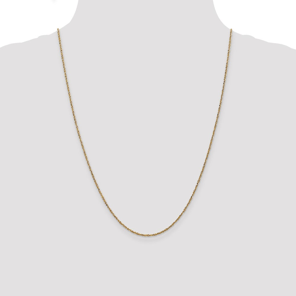 Shop Stylish 14K Gold 24-Inch Ropa Chain - 1.7mm with Lobster Clasp