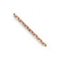 Buy 30-Inch 14K Rose Gold Diamond-Cut Cable Chain - Stylish 1.10mm Thickness-6