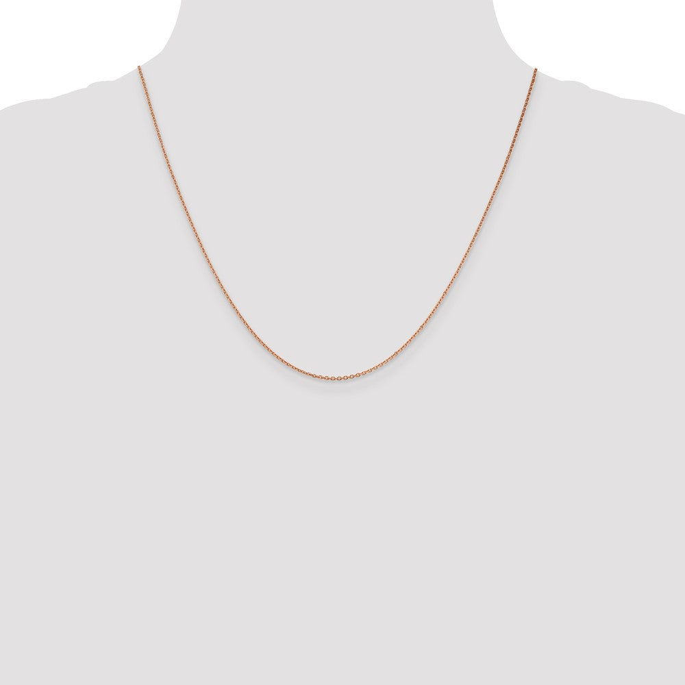 Shop Exclusive 14K Rose Gold 20-Inch Diamond-Cut Chain - Stylish 1.4mm Thickness