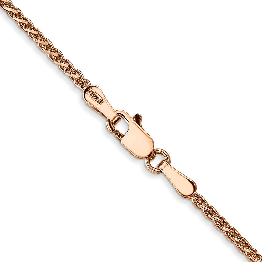 Buy 14K Rose Gold 20-Inch Diamond-Cut Spiga Chain - Stylish & Durable