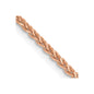 High-Quality 14K Rose Gold 18-Inch Diamond-Cut Spiga Chain - Stylish Value!-2
