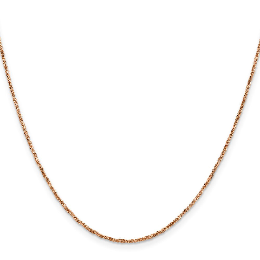 High-Quality 14K Rose Gold 24-Inch 1.10mm Ropa Chain - Stylish & Affordable!