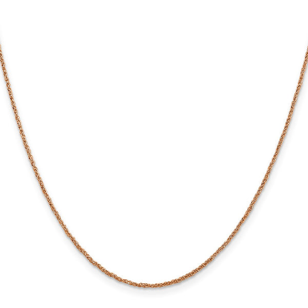 14K Rose Gold 24-Inch 1.10mm Ropa Chain
