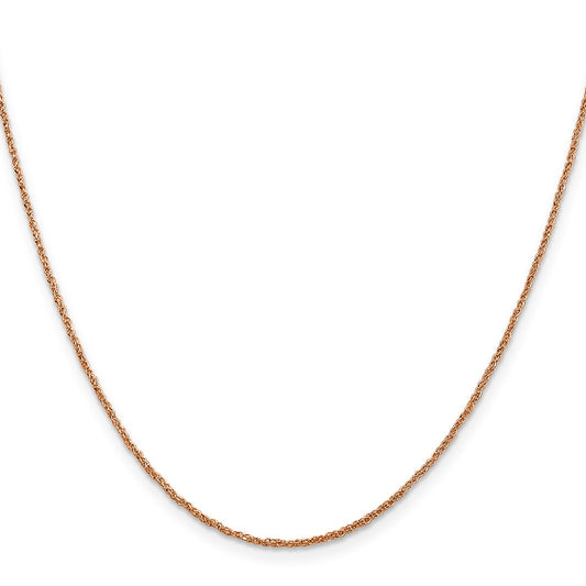 High-Quality 14K Rose Gold 24-Inch 1.10mm Ropa Chain - Stylish & Affordable!