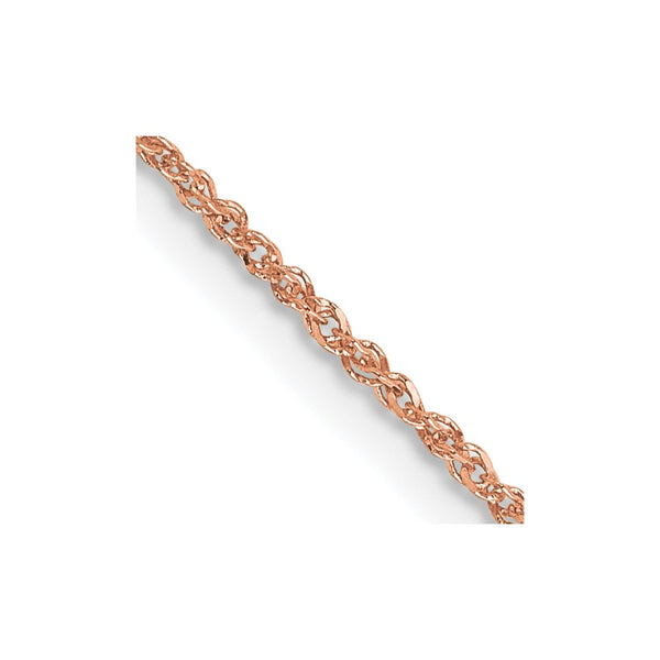 14K Rose Gold 24-Inch 1.10mm Ropa Chain