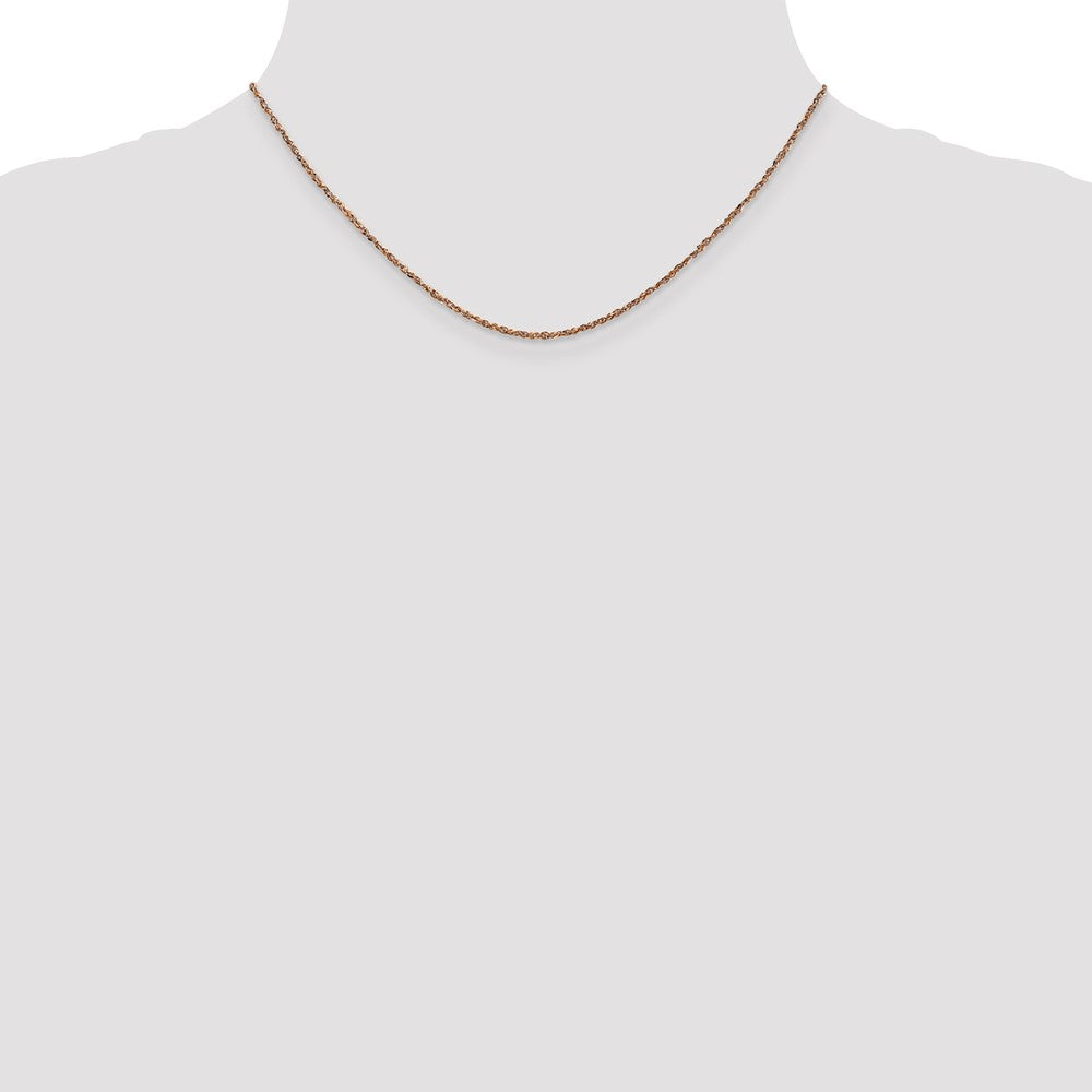 Shop Exclusive 14K Rose Gold Ropa Chain 16-Inch 1.7mm - Stylish Luxury Jewelry