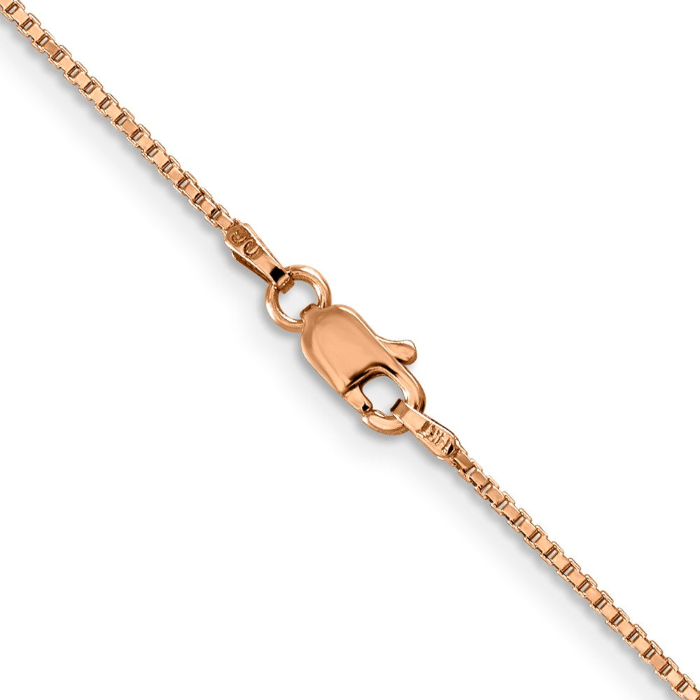Order a Stylish 14K Rose Gold 16-Inch Box Link Chain - Affordable Luxury