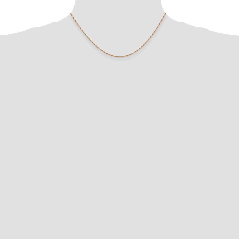 Exclusive 14K Rose Gold 16-Inch Box Link Chain - Stylish & Affordable Luxury