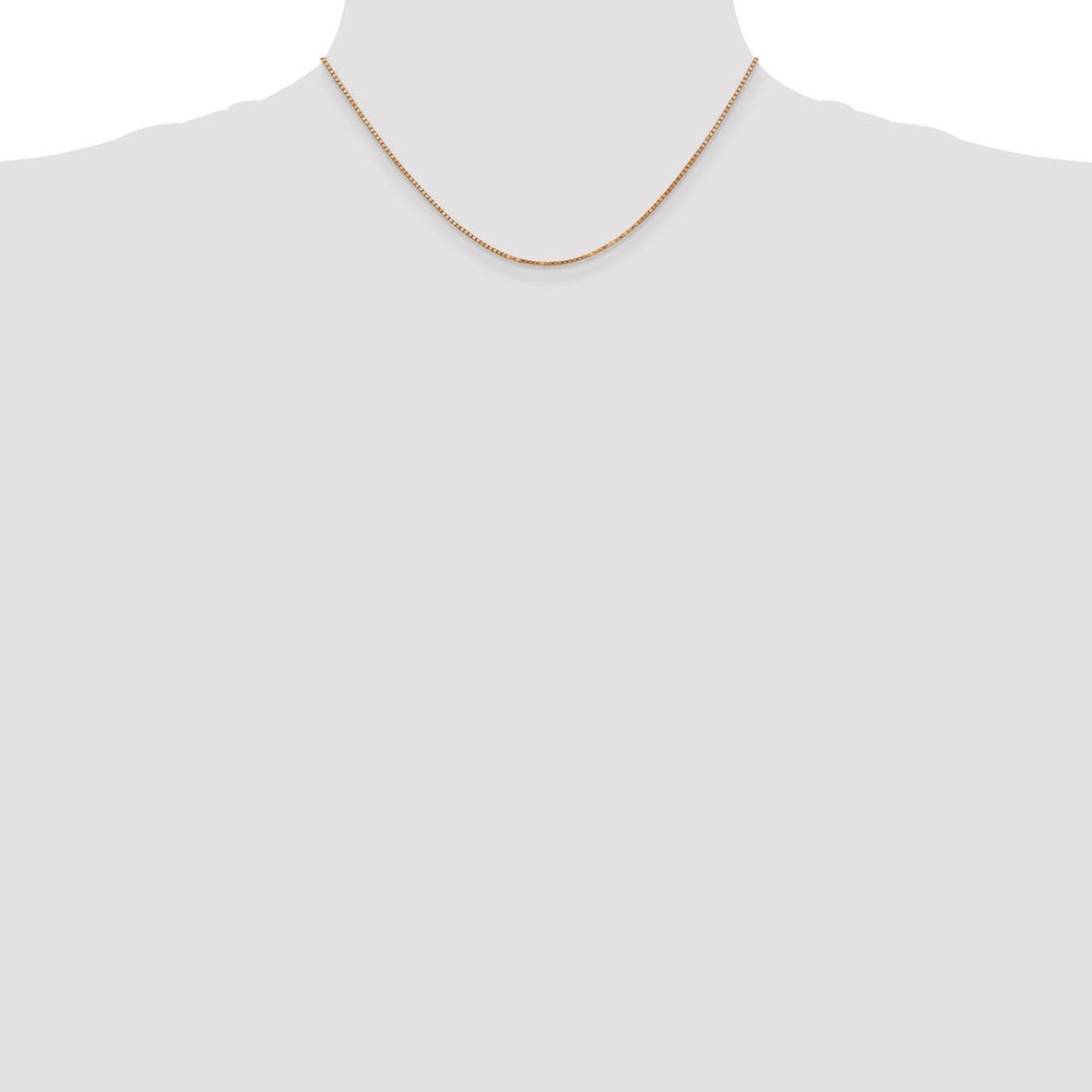 Shop Exclusive 14K Rose Gold 16-Inch Box Link Chain - Stylish & Affordable!