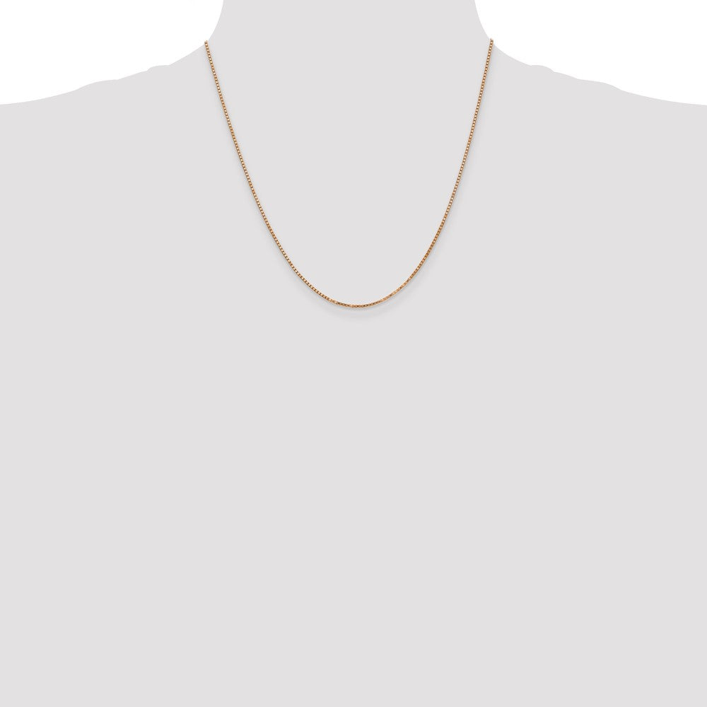 Shop Stylish 14K Rose Gold 20-Inch Box Link Chain - 1.3mm, Affordable Luxury