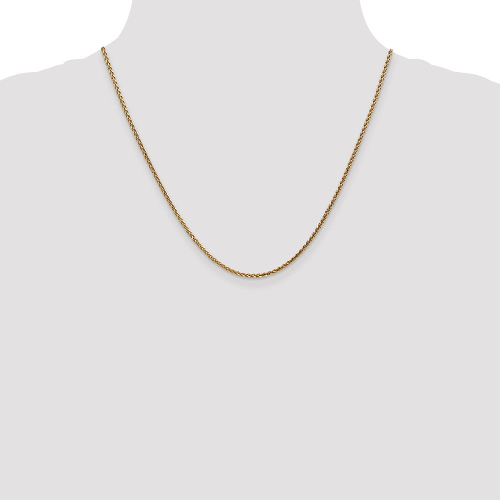 High-quality 14K Rose Gold 20-Inch Diamond-Cut Spiga Chain - Stylish Value