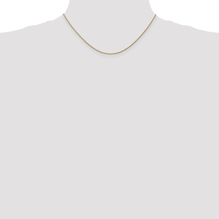 Shop Stylish 14K Rose Gold Diamond-Cut Spiga Chain - 16-Inch, 1.05mm Thickness-4