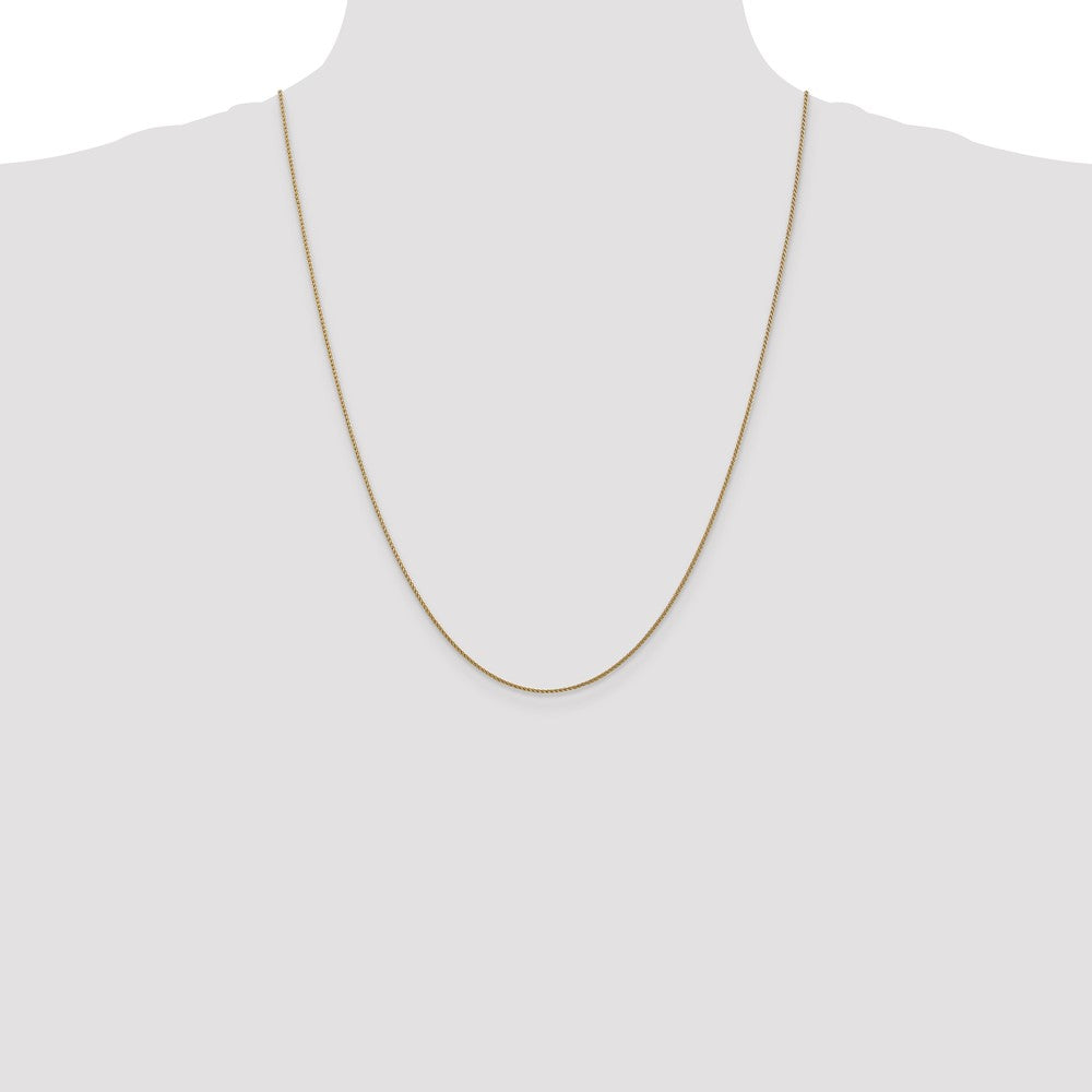 Shop Exclusive 14K Rose Gold 24-Inch Diamond-Cut Spiga Chain - 1.05mm Thickness