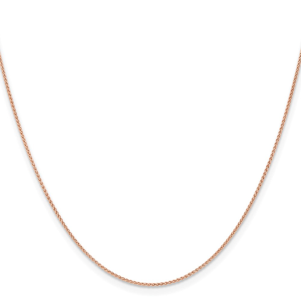 Shop Stylish 14K Rose Gold 20-Inch Solid Polished Spiga Chain - 1mm Luxury!
