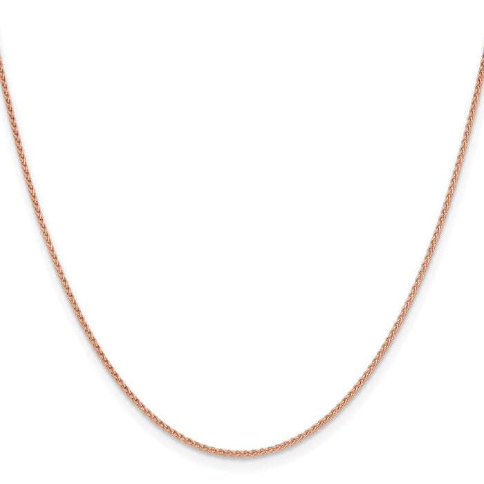 Shop Stylish 14K Rose Gold 20-Inch Spiga Chain - 1.25mm, Luxury Quality!-2