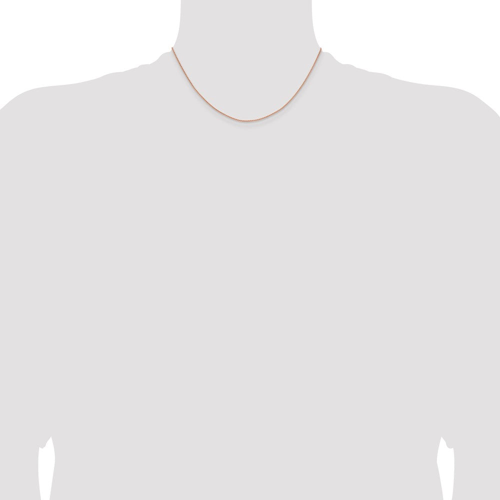 Shop Exclusive 14K Rose Gold Spiga Chain, 16-Inch, 1.25mm Width, Stylish Design