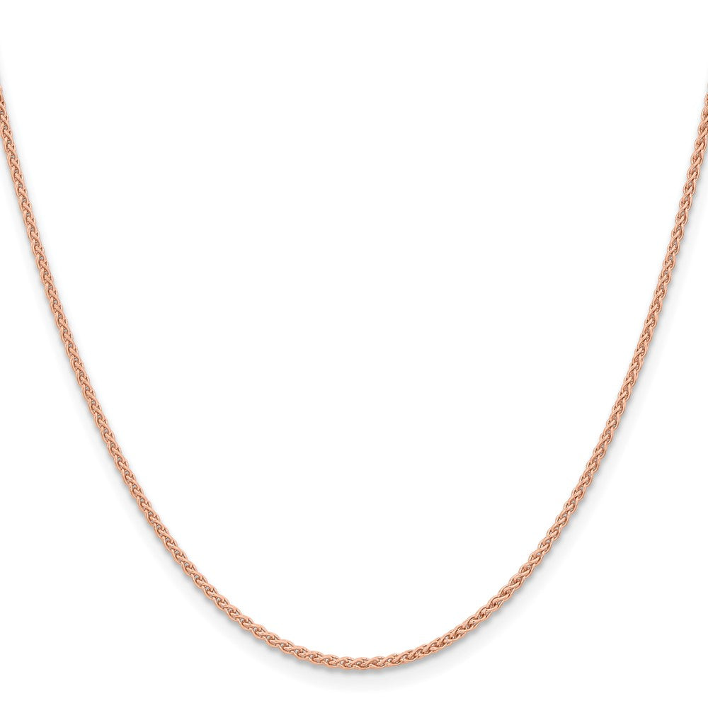 Buy 14K Rose Gold Spiga Chain 16-Inch, 1.7mm Links - Stylish & Polished!