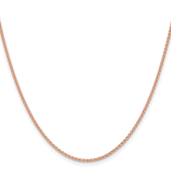 14K Rose Gold Spiga Chain 1.7mm Links - Polished