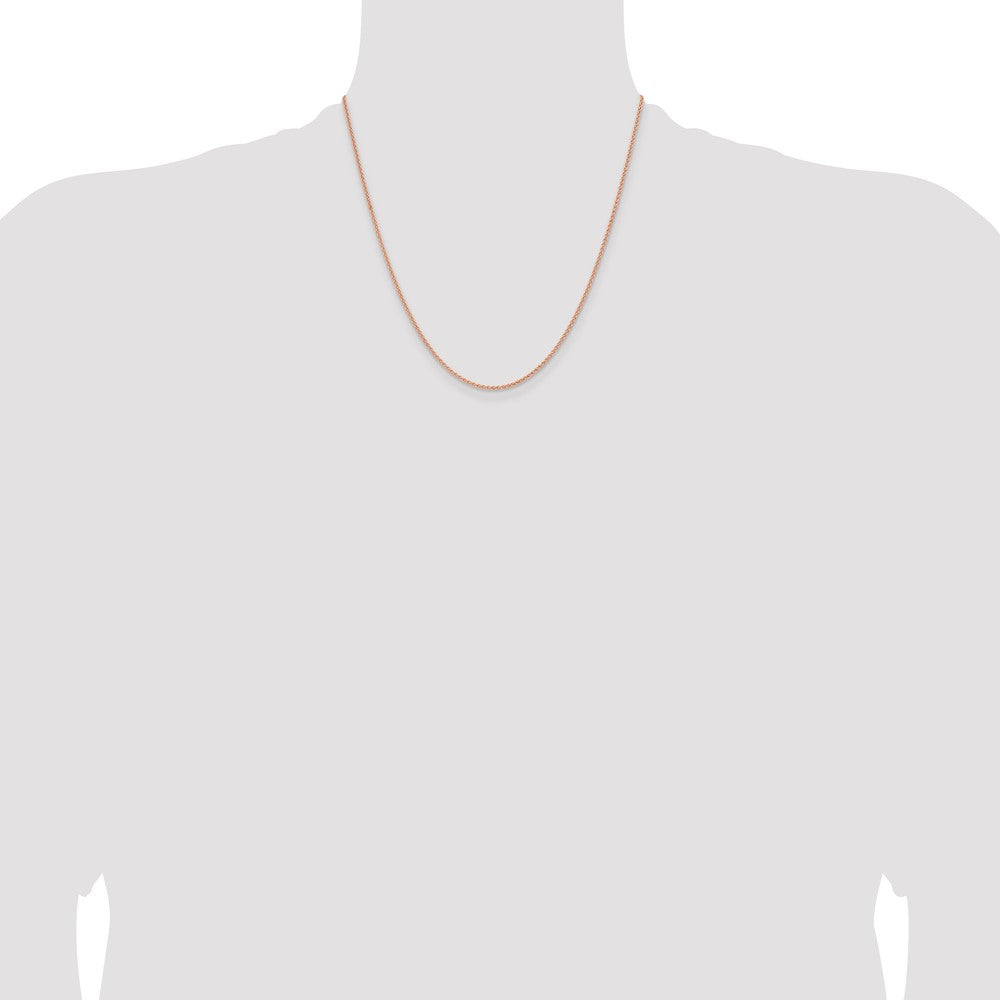 Exclusive 14K Rose Gold 20-Inch Spiga Chain, 1.7mm Width - Stylish Value