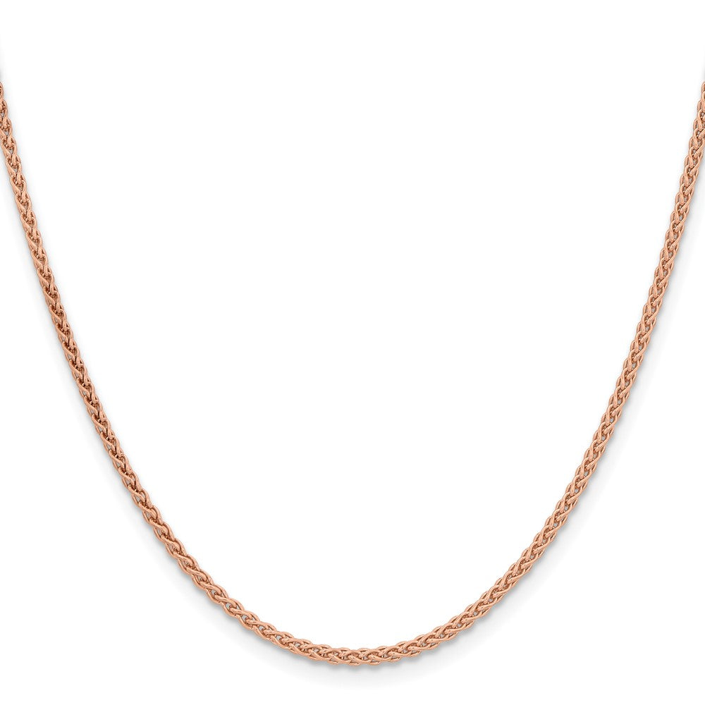 Shop Stylish 14K Rose Gold 20-Inch Spiga Chain - 2.1mm Solid Polished