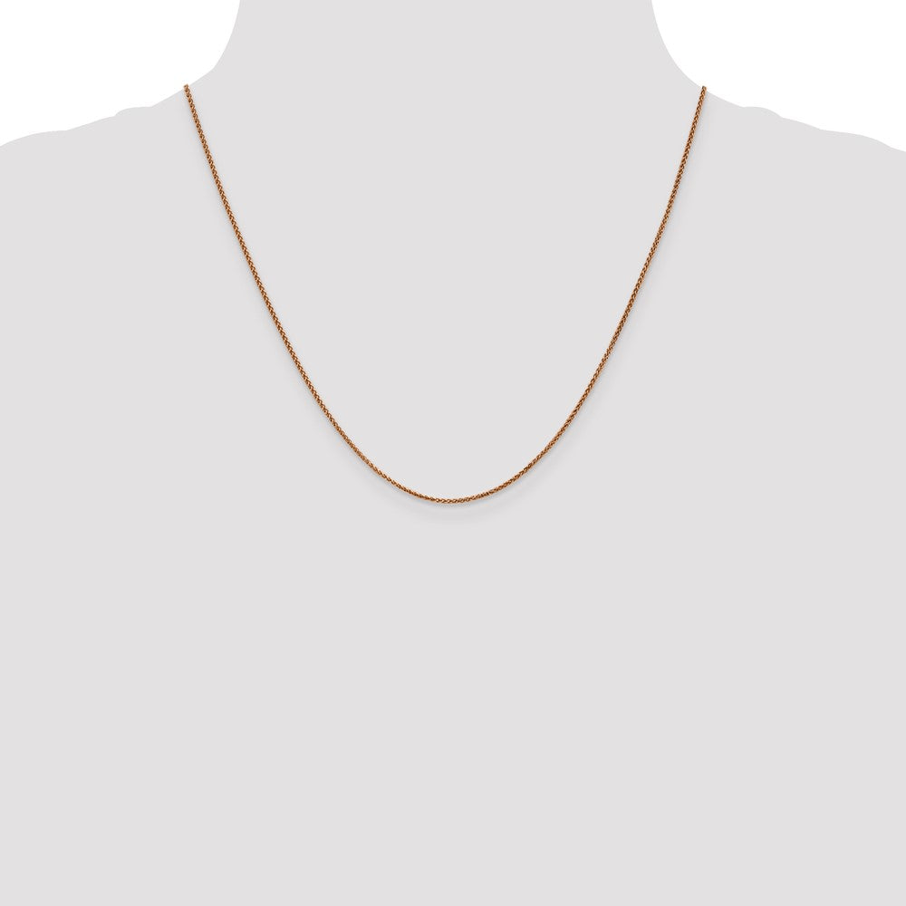 Shop Stylish 14K Rose Gold 20-Inch Diamond-Cut Spiga Chain - 1.25mm Thick