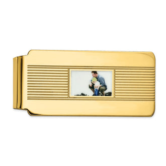 Buy Stylish Sterling Silver & Gold-Plated Picture Money Clip - Affordable Luxury