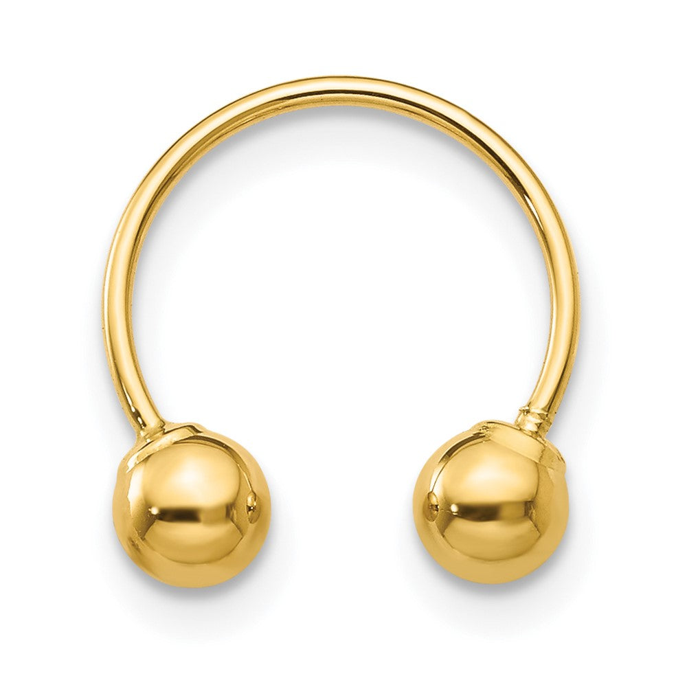 Shop Stylish 14K Gold Madi K Half Hoop Screwback Earrings - .85mm, Lightweight
