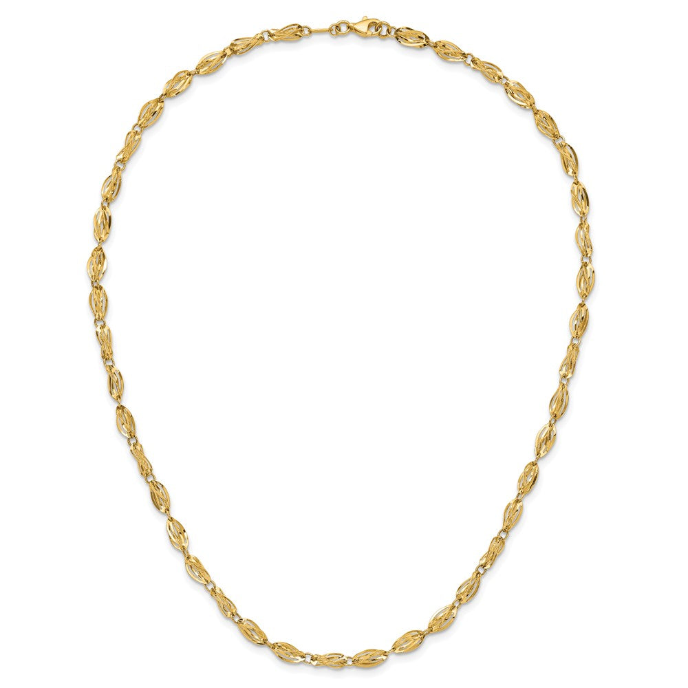 Buy 14K Elegant Link Necklace - Stylish Design, Affordable Luxury, 18" Length