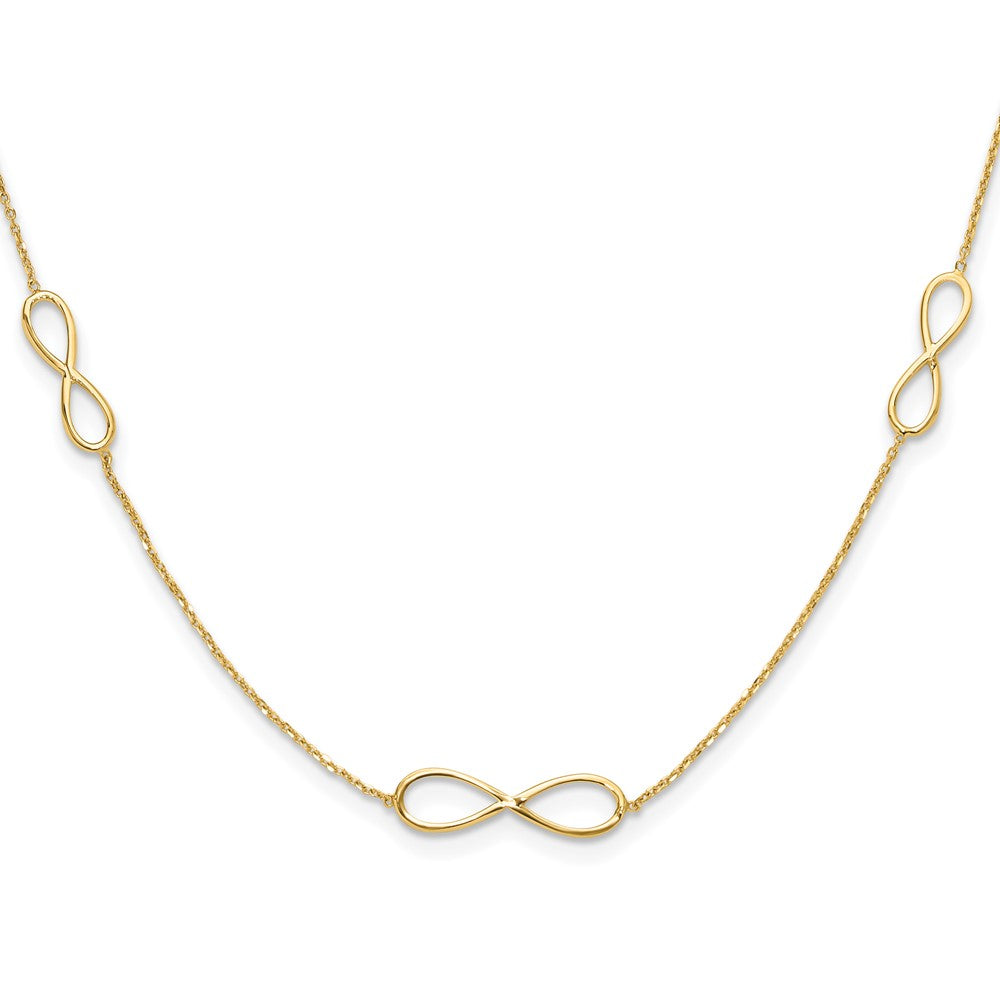Infinity Gold Infinity Gold Necklaces